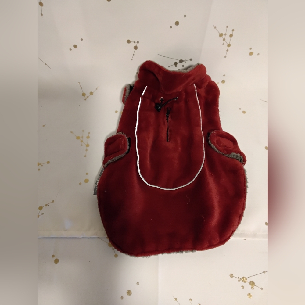 Dog Red Fleece Jacket